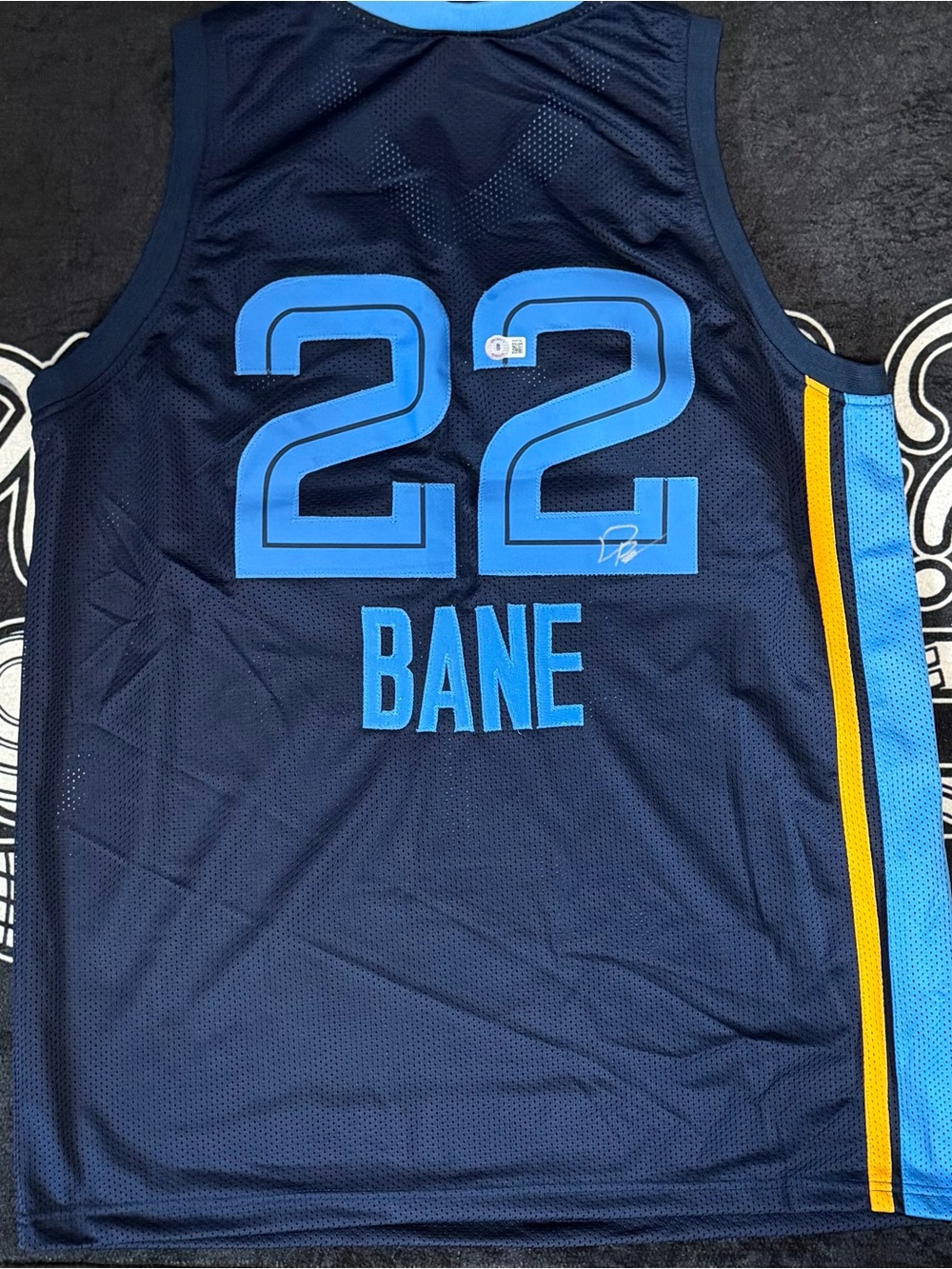 Desmond Bane Signed Memphis Grizzlies Custom Jersey XL Beckett Witnessed